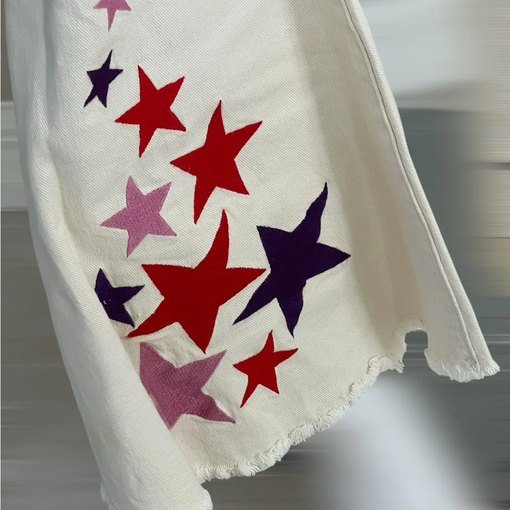 PEACH LOVE CALIFORNIA fitted bell bottom pants S M L - Picture 10 of 11